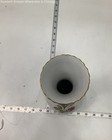 Polish White Porcelain Vase w/Floral and Gold Accents — photo 2
