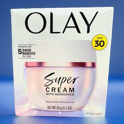 Olay Super Cream with Sunscreen SPF 30 - 1.7 Oz Exp 12/27
