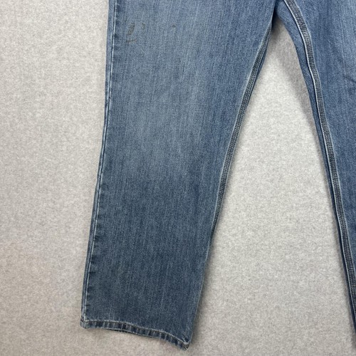 Carhartt Jeans Mens 40 Blue Relaxed Fit Denim Pants Straight Leg Workwear - Afbeelding 7 van 12