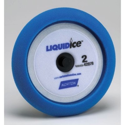 NORTON 42078, 9'' Blue Cutting Foam Pad, Step 2, Package of 1