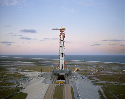 APOLLO 8 ON PAD 8.5x11 Lustre PHOTO Print