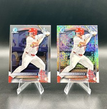 2025 Bowman Draft Jack Gurevitch 1st Bowman Lot- Mojo & Chrome Base #BDC-150