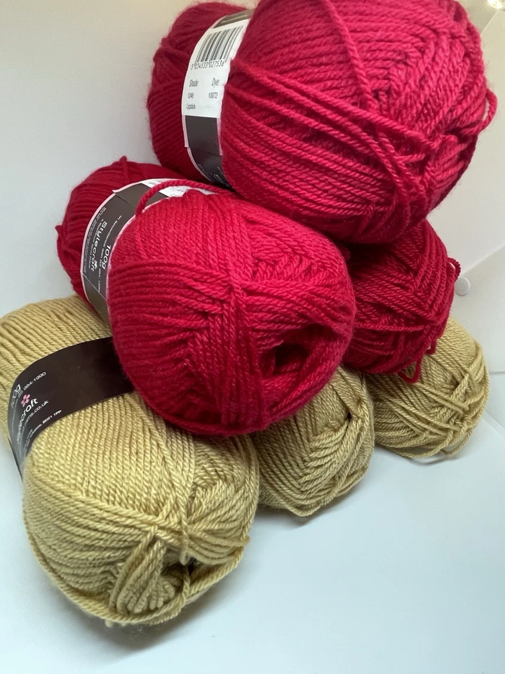 Lot Of 6: Color # 1246 (x3) # 1420 (x3) Stylecraft Special DK Yarn Preowned READ - Image 3 of 4