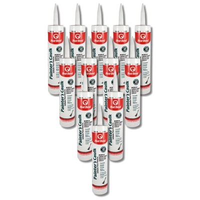 12-Piece 0746 Painters Caulk - Waterproof, Quick Paintable Formula, 10.1 oz Each
