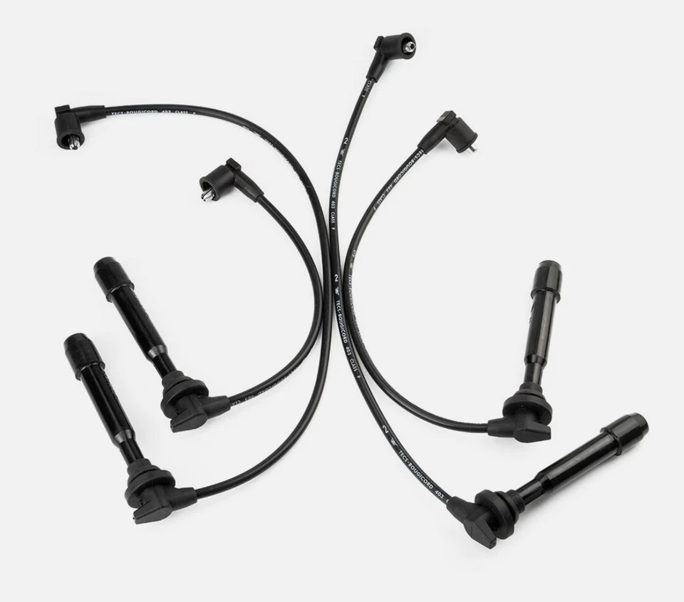 4*Spark Plug Ignition Wire Set For Hyundai Elantra Tiburon Kia Spectra Soul L4- - Изображение 3 из 4