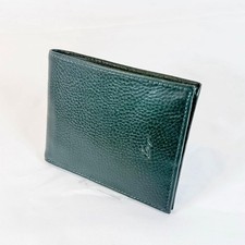Kenzo Genuine Leather Bifold Wallet Dark Green Limited Edition Style Bold Artist
