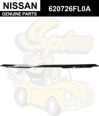 Nissan Original Zierleiste - Stoßstange vorne Rogue SL Hybrid Sport 62072-6FL0A