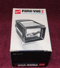 Gaf Pana-Vue 2 lighted 2x2 Slide Viewer - Works