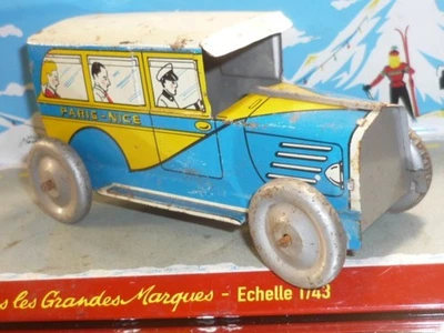 ANCIEN CHARLES ROSSIGNOL CR TAXI PARIS NICE TOLE 1930 JEP ML JOUSTRA SEF MEMO - Photo 1/4