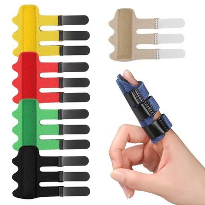 1pc Trigger Finger Splint, Brace Support With 3 Adjustable Fixing Belt, Finger