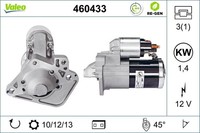 Valeo Starter 460433 FüR Dacia MERCEDES-BENZ Passend FüR Nissan Renault