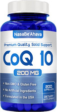 Coq10 200Mg Capsules | Vegan Friendly Coenzym...