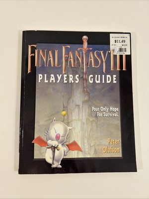 Final Fantasy III 3 Players Guide Peter Olafson SNES Super Nintendo