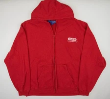 HEB Employee Red Zip-Up Hoodie Men's Size 2XL