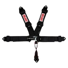 5-Point 3" Shoulders Double Pull Down SFI Latch & Link Harness System, Clip-in