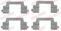 ZubehöRsatz Scheibenbremsbelag Quick Brake 109-1727 FüR L319 Landrover Rover 4 1
