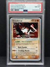 Groudon EX Hidden Legends 93 PSA 8 Holo NEW CERT Vintage Graded Pokemon Card on eBay