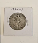 1934 S Walking Liberty Half Dollar - 90% Silver - Good Condition