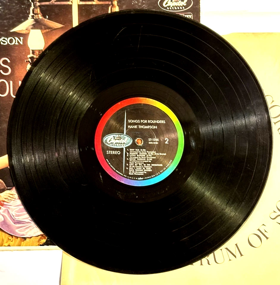 Hank Thompson ~ Songs For Rounders, LP Capitol Records ST 1246 - Image 4 of 4