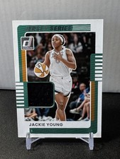 2025 WNBA Donruss Basketball #64  Jackie Young Patch Jersey Series