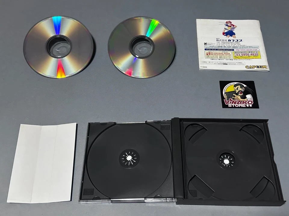 Street Fighter Collection Sega Saturn NTSC-J Spinecard - Imagen 2 de 4
