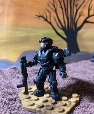 Halo Mega Construx Custom Bullfrog Spartan Operator All Black 