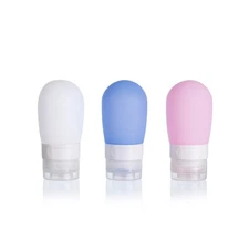 Leak Proof Squeezable Silicone Travel Bottles, Reusable, Refillable Bottles, ...