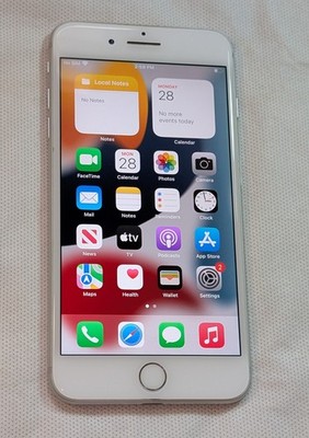 NICE Condition SILVER Apple iPhone 7 PLUS 32GB CONSUMER CELLULAR Cell Phone