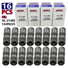 16 Hydraulic Roller Lifters For Gm Chevy Ls1 Ls2 Ls3 Ls7 4.8l-6.0l 12499225