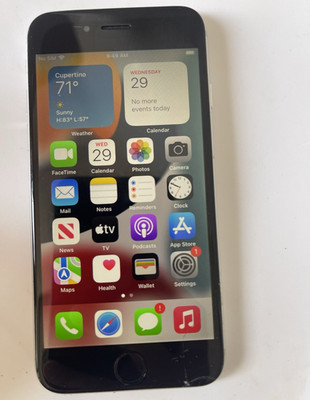 Working Apple iPhone 6s 16GB Silver 4.7in