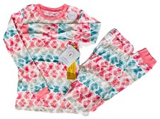 BURT'S BEES KIDS 2 pc Top/Bottoms Snug-fit Pajamas XOXO print Kids 14 NWT CUTE 