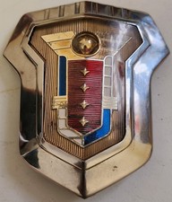 Oem 1952 1953 Mercury Hood Ornament Emblem Bezel Trim Monterey