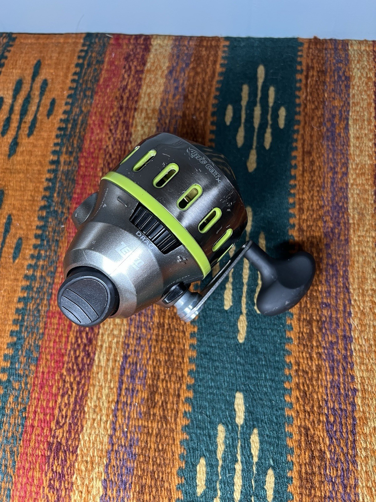 Zebco Big Cat XT Spincast Fishing Reel Bearings Instant AntiReverse 80 Green