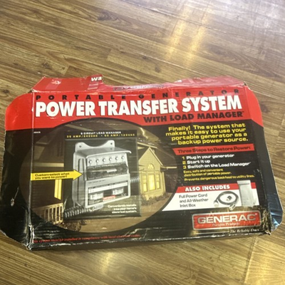 #ad Generac Manual Portable Generator Power Transfer System 30A Load Manager 5448 $300.00