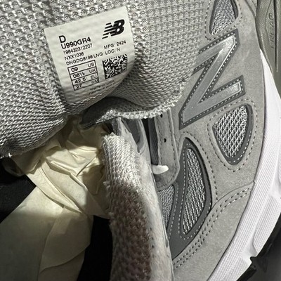 New Balance 990v4 Made in USA Grey Silver SZ 8-13 Men's U990GR4 | eBay