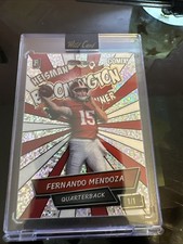 Fernando Mendoza 1/1 Rookie Wild Card Comix Bloomington Heisman Winner 🔥🔥