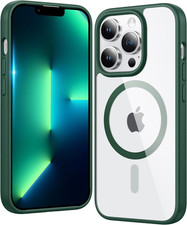 for Iphone 13 Pro-Max Case: Clear Magnetic Phone Cases Compatible with Magsafe S