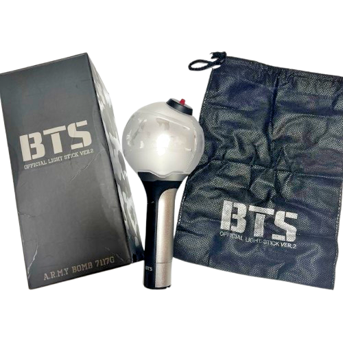 BTS Bangtan Boys Official Light Stick ARMY Bomb Version 2 Black | eBay