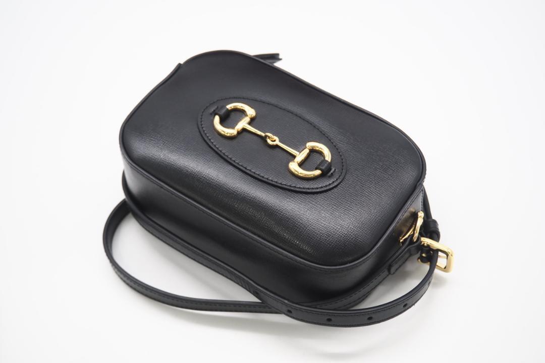 GUCCI Shoulder Bag Horsebit 1955 Mini Color black From Japan