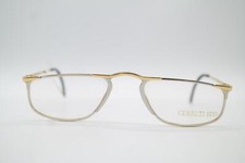 Vintage Cerruti 1881 C1507 Silver Gold Oval Glasses Frame Eyeglasses NOS