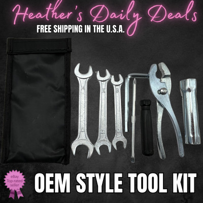 Tool Kit 1984-1985 Honda XL 350R XL350R 350 R Spark Plug Removal Socket Pouch