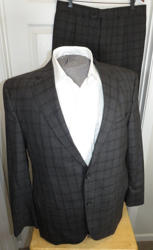 Cremieux Loro Piana Anzug Herren 44R 35x32 Performance Glen Plaid 2-teilig Denver