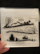 CTMH Close To My Heart New Acrylic Stamp Set Captured Moments Frames Tags Border