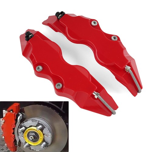 Red Car Disc Brake Caliper Covers Front &Rear 4PCS/Set For Benz C/E - Foto 5