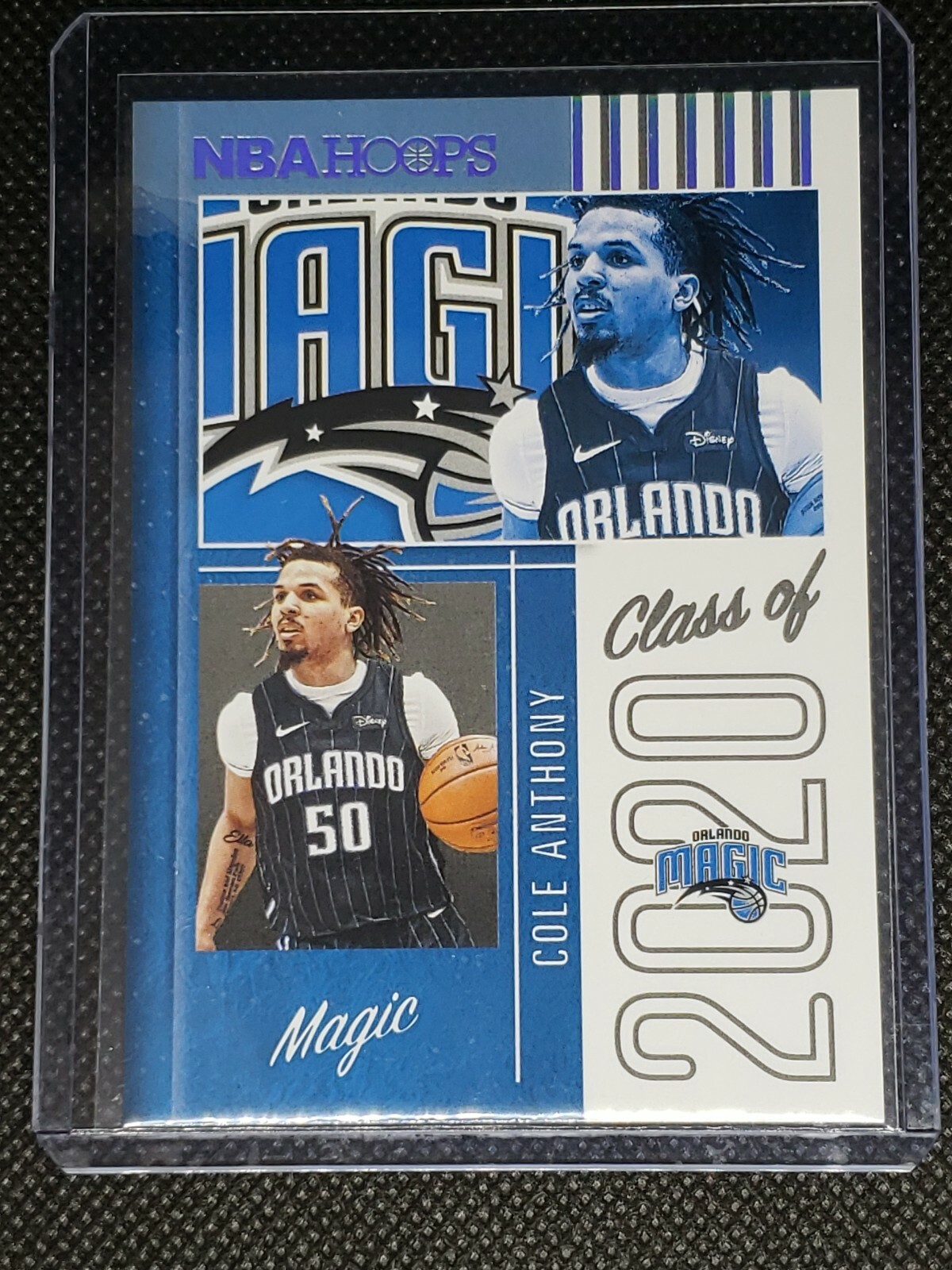 2020-21 Panini NBA Hoops COLE ANTHONY RC #4 WINTER PARALLEL Magic CLASS OF 2020