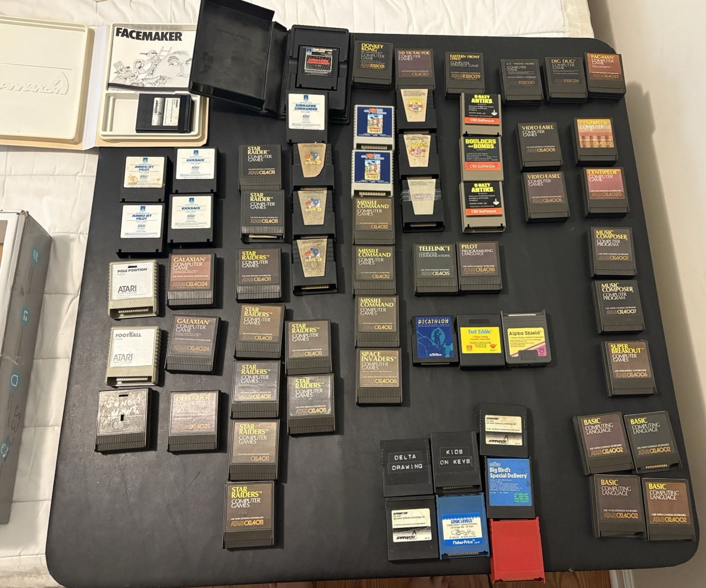 Atari 8 bit home computer lot of over 60 cartridges | eBay
