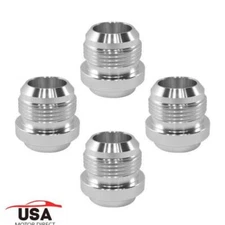 New 4 Piece An16 ,16 An Male Billet 6061t6 Aluminum Weld On Fitting Bung