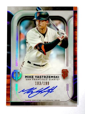 2022 Topps Tribute - MIKE YASTRZEMSKI #TA-MY Auto - 103/199 - GIANTS