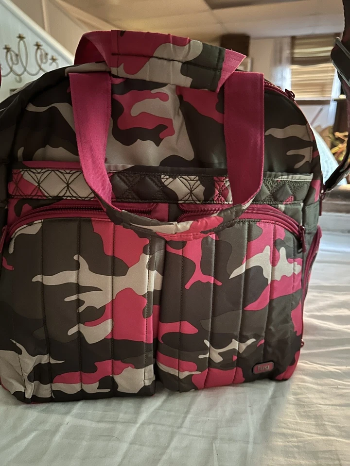 Bolso organizador grande Lug Boxer camuflaje gimnasio/almuerzo nocturno/picnic bebé Foto 3 de 4