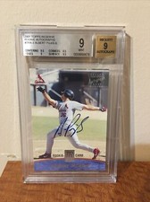 2001 Topps Reserve TRA-3 Certified Auto Albert Pujols Rarest RC BGS 9 700 HR